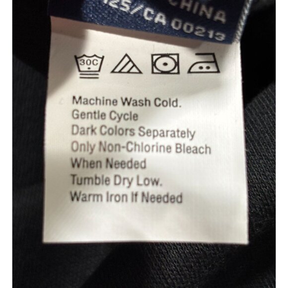 Chaps Mens Black Cotton Polo Shirt XXL Classic Fit - Picture 5 of 11